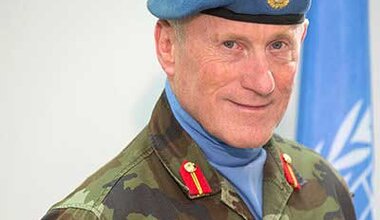 UNMHA Head of Mission and Chair of the Redeployment Coordination Committee Major General (retired) Michael Beary of Ireland