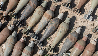 Photo of munitions. UN Photo/UNMAS.