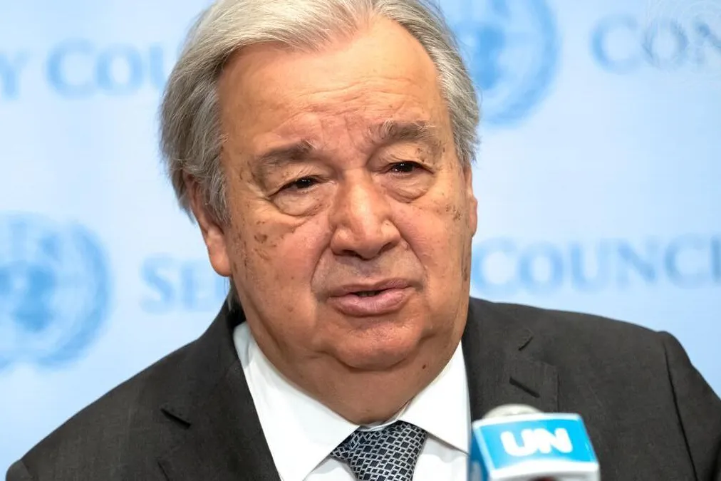 UN Secretary-General António Guterres UN Secretary-General António Guterres
